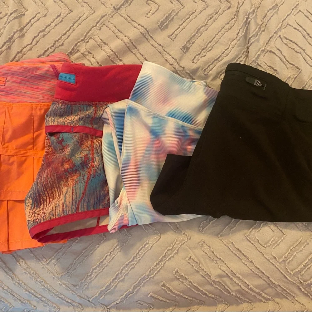 Girls size 8-10 Athletic bundle: 2 Ivivva and 2 Athleta Girl, like new